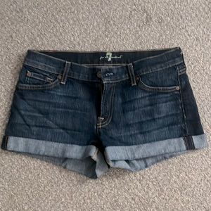 NWOT Seven 4 All Mankind Denim Shorts size 29